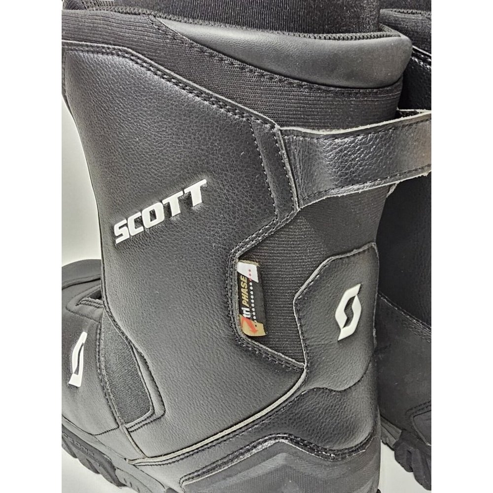 NEW Scott S-Scape Snowmobile Boots Black Sz 9.5 Porelle Tri Phase - Picture 6 of 16